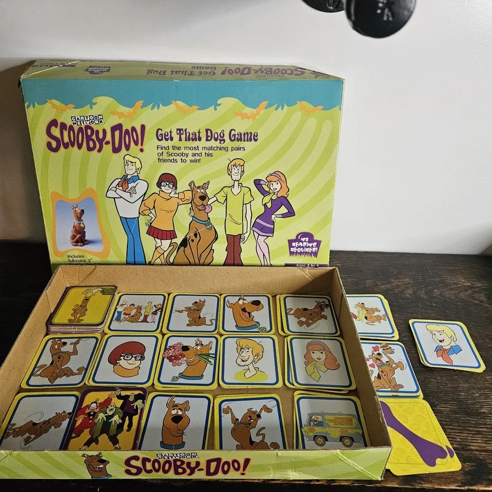 Vintage Scooby‎ Doo! Get That Dog Cartoon Network Matching Game 2002